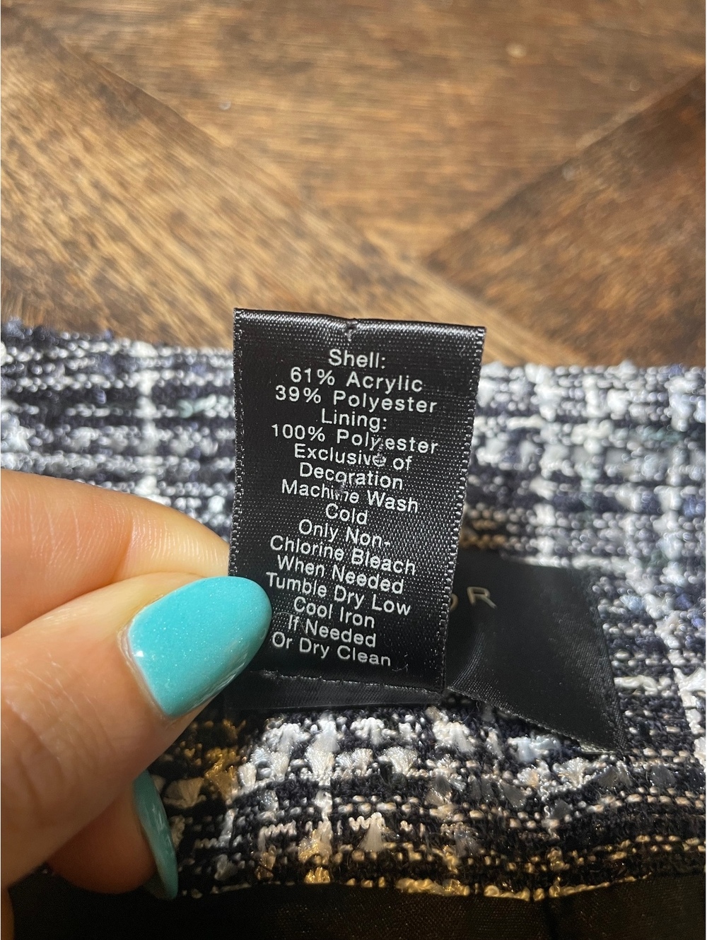 Ann Taylor 4p black white gray sports coat blazer EUC - Picture 9 of 9